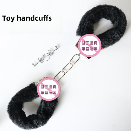 SM4 sm prop sex toy handcuffs alternative binding artificial handcuffs with keys adult supplies